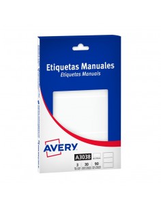 Etiqueta Avery A3038 X 30 Planchas