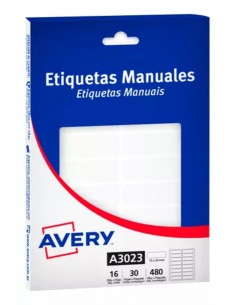 Etiqueta Avery A3023 X Unidad