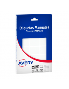 Etiqueta Avery A3022 X 30 Planchas