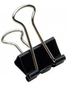 Binder Clip Ezco Negro N4 41 Mm X Unidad