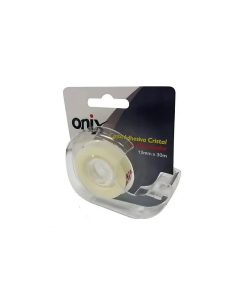 Cinta Adhesiva Onix Cristal 12 X 30 Con Racionador C25001.3
