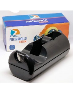 Porta Rollo Ezco Mediano (rollos 19 Mm X 25 Mts - Negro /...
