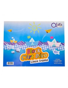 Block Alfa Art Deco Trama Fantasia Cod 99101 N5