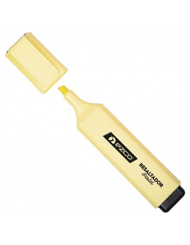 Resaltador Ezco Chato Pastel Punta Biselada...