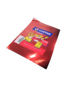 Cartulina Metalizada Rojo