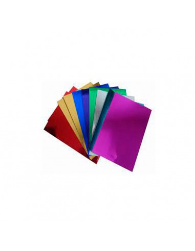 Cartulina Metalizada Celeste