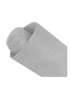 Goma Eva Glitter 40x60 Blanco