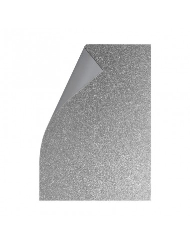Goma Eva Glitter 40x60 Plata
