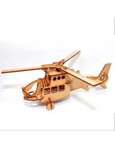 Maqueta De Madera Helicoptero