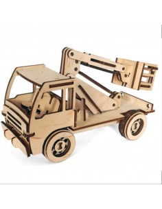 Maqueta De Madera Camion Elevador