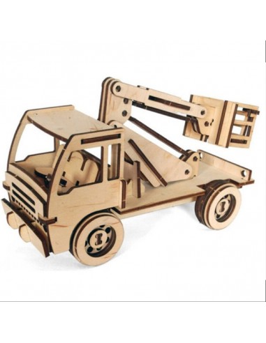 Maqueta De Madera Camion Elevador