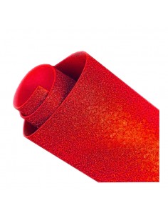 Goma Eva Glitter 40x60 Rojo