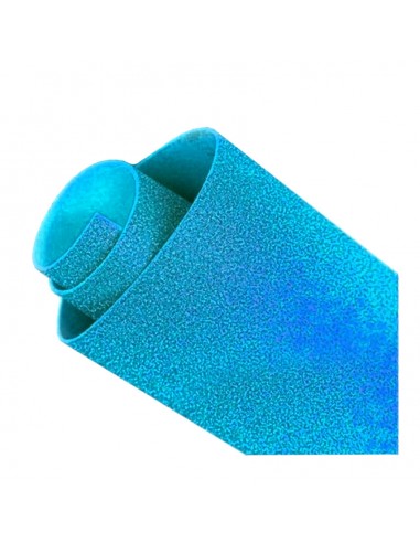 Goma Eva Glitter 40x60 Turquesa