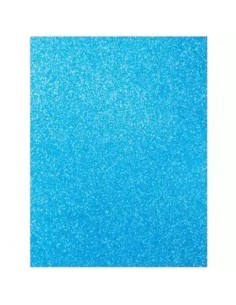 Goma Eva Glitter 40x60 Celeste
