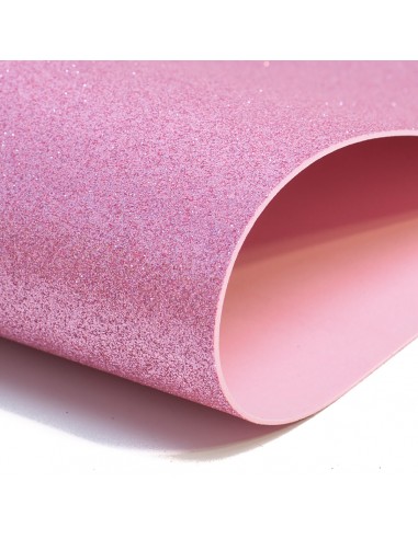 Goma Eva Glitter 40x60 Rosa