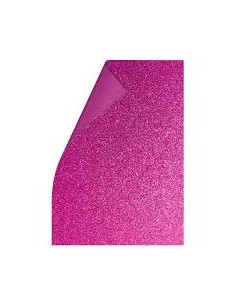 Goma Eva Glitter 40x60 Fucsia