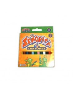 Crayones Señorita Cortos X 12