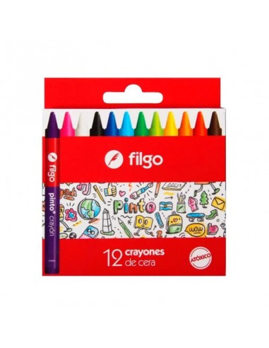Crayones Filgo De Cera Pinto X 12
