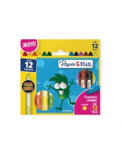 Crayones Paper Mate 12 Ct Thick Round 2120354