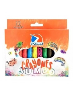 Crayones Ezco Jumbo X 12 (diametro: 11 Mm)