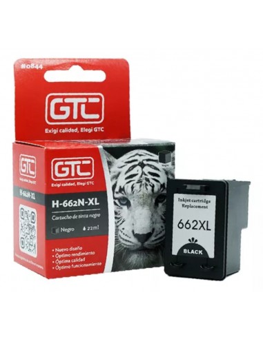 Cartucho Tinta Gtc P/hp 662 Negro
