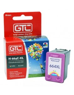 Cartucho Tinta Gtc P/hp 664 Xl New Chip Color