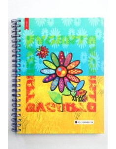 Cuaderno Citanova Cuadriculado A4 Flowers 150 Hjs 77932