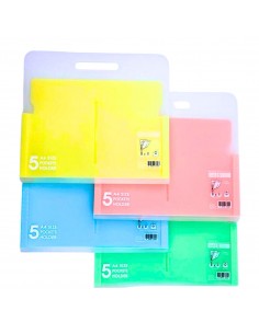 Archivero Colours Horizontal A4 Pastel C/manija 25442