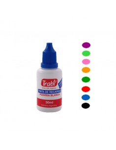 Tinta Trabi Pizarra Blanca Gotero Azul 30 Cc