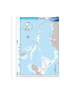 Mapa America Central Politico N3 Alfa