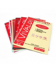 Hoja Vivaldi 120g A4 X Unidad Crema