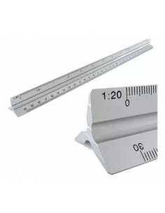 Escalimetro Pizzini 30 Cm 170/1 Escalas 1:20 1:50 1:100...