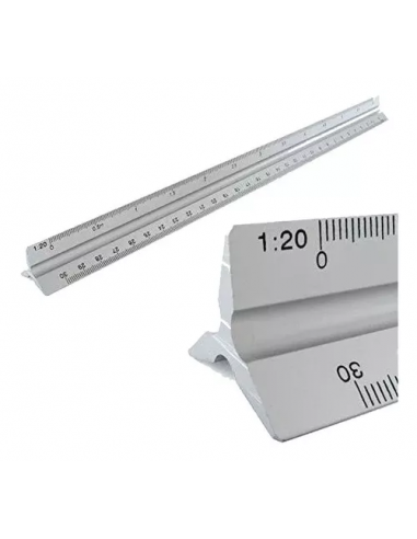 Escalimetro Pizzini 30 Cm 170/1 Escalas 1:20...