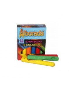 Tiza Playcolor Color Escolar X 12 Unidades