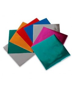 Papel Glase Mil28 Metalizado Taco X 100 Hjs