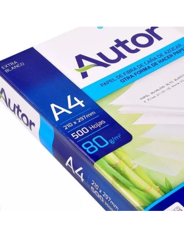 Resma Autor A4 21x29.7 80 Gr