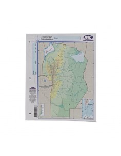 Mapa Cordoba Fisico Politico N3 Alfa