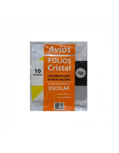 Folio Avios Escolar X 10 Unidades