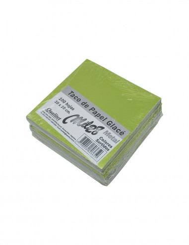 Papel Glase Mil28 Lustre Taco X 100 Hjs