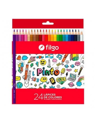 Lapices Filgo Largo Ecologico Pinto Estuche X...