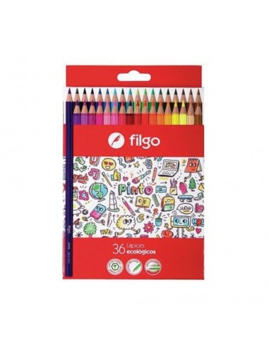 Lapices Filgo Largo Ecologico Pinto Estuche X...