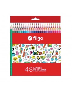 Lapices Filgo Largo Ecologico Pinto Estuche X 48 Surtido