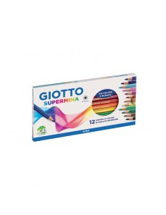 Lapiz Supermina Giotto X 12 Colores