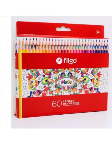 Lapices De Colores De Resina Filgo X 60