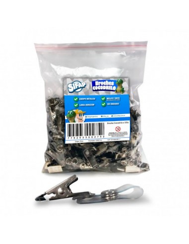 Broches Sifap Tipo Cocodrilo X 100 Unid