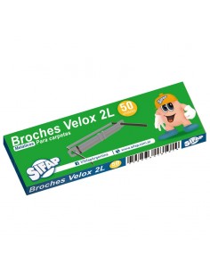 Broches Velox Sifap Metalico 2l X 50 Unid