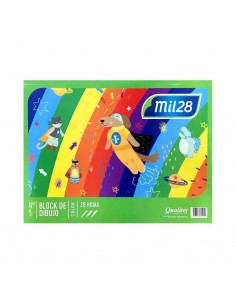 Block De Dibujo Mil28 Color N5