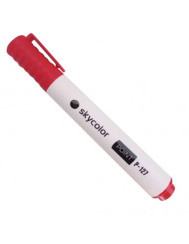 Marcador Skycolor Point P-127 Para Pizarra Rojo