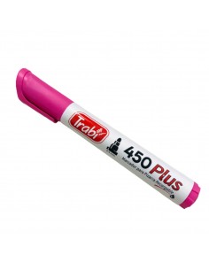 Marcador Trabi 450 Para Pizarra Blanca Rosa Recargable