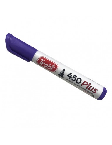 Marcador Trabi 450 Para Pizarra Blanca Violeta...